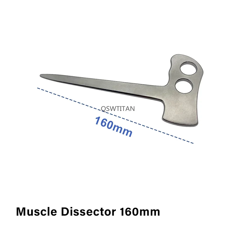 160mm Muscle Dissector stainless steel Orthopedic Surgical Spinal Instruments