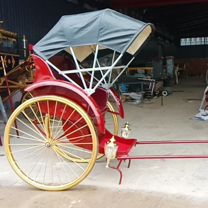 شنغهاي القديمة الرجعية الإنسان العربة نموذج تأجير الفيلم والتلفزيون الدعائم زخرفة يمكن سحب الناس العربة سيارة أجنبية من إعادة