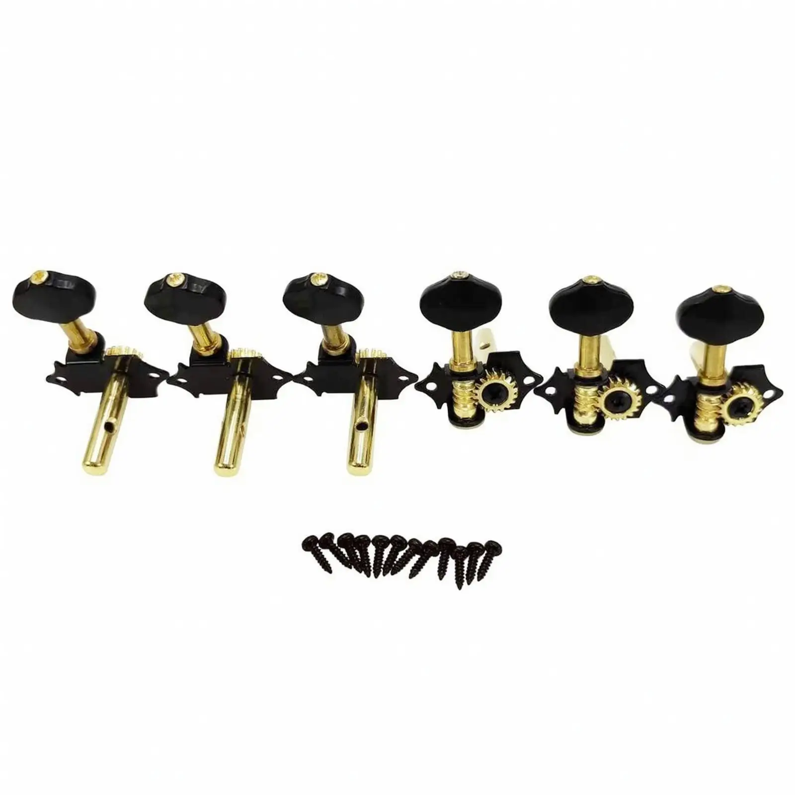 Visible Gear Tuning Peg for Acoustic Guitar with Smooth Manual String Adjustment Mechanism