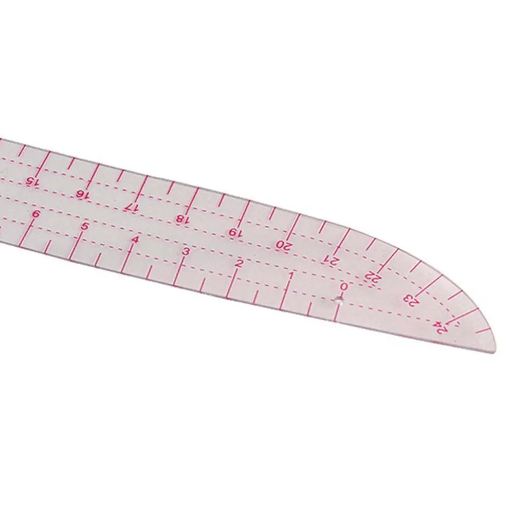 Transparent Pattern Making Plastic for Dressmaking Tailor Grading French Curve Ruler Spline Design Measure Ruler Sewing Tool