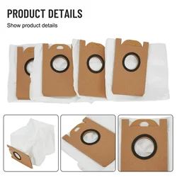 6PCS Dust Bags For Imou L11/Pro Robot Vacuum Cleaner Accessories Washable Reusable Cleaning Tool Goodbye To Dust And Pollen