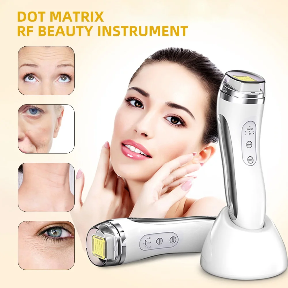 RF Face Lifting Machine Anti Aging Skin Tightening Beauty Device Facial Anti Wrinkle Face Firming Eyes Neck Wrinkle Remover