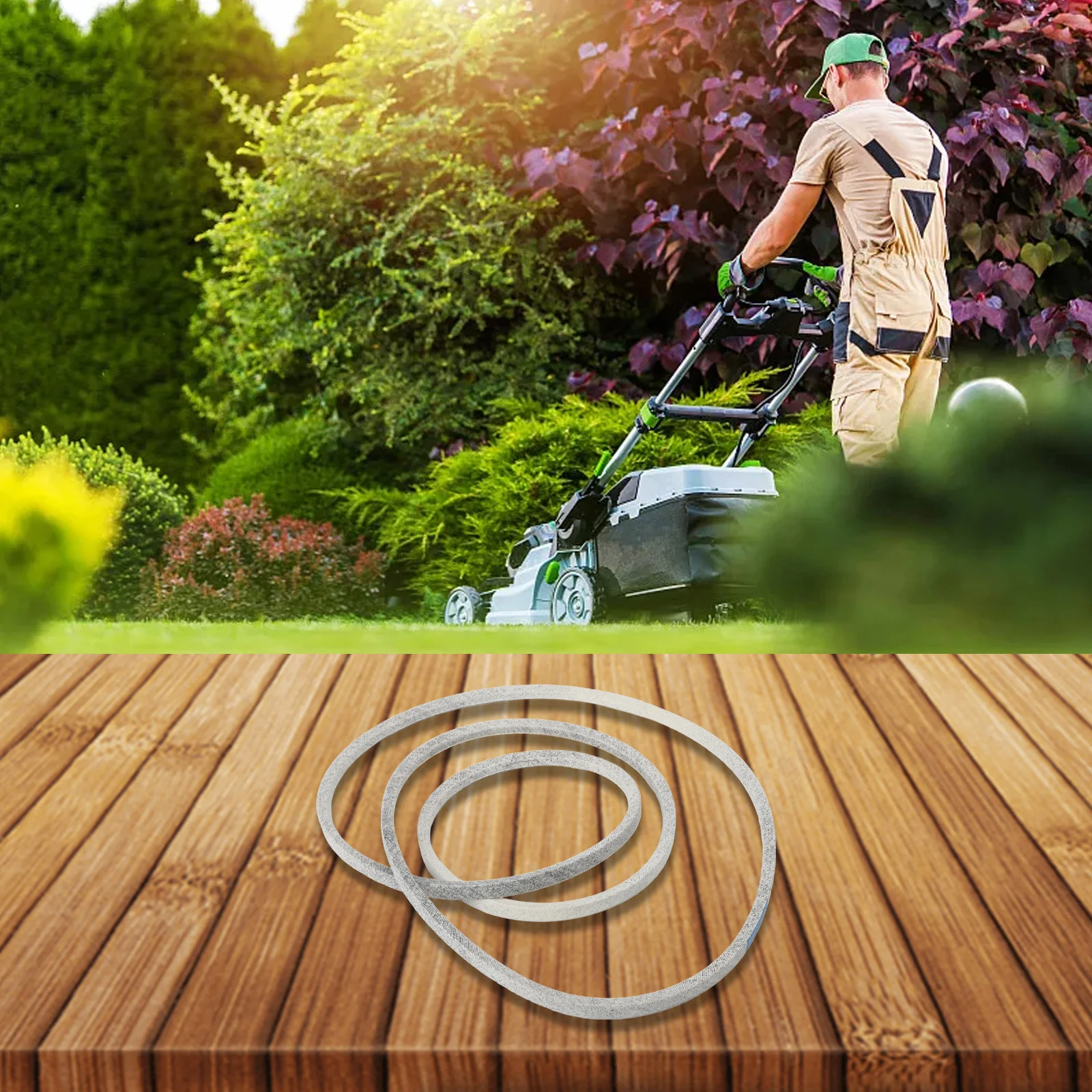 1 2-inch X 92-7 16-inch Lawn Mower Belt Enhances Mower Efficiency High-temperature Performance For Lawn Maintenance