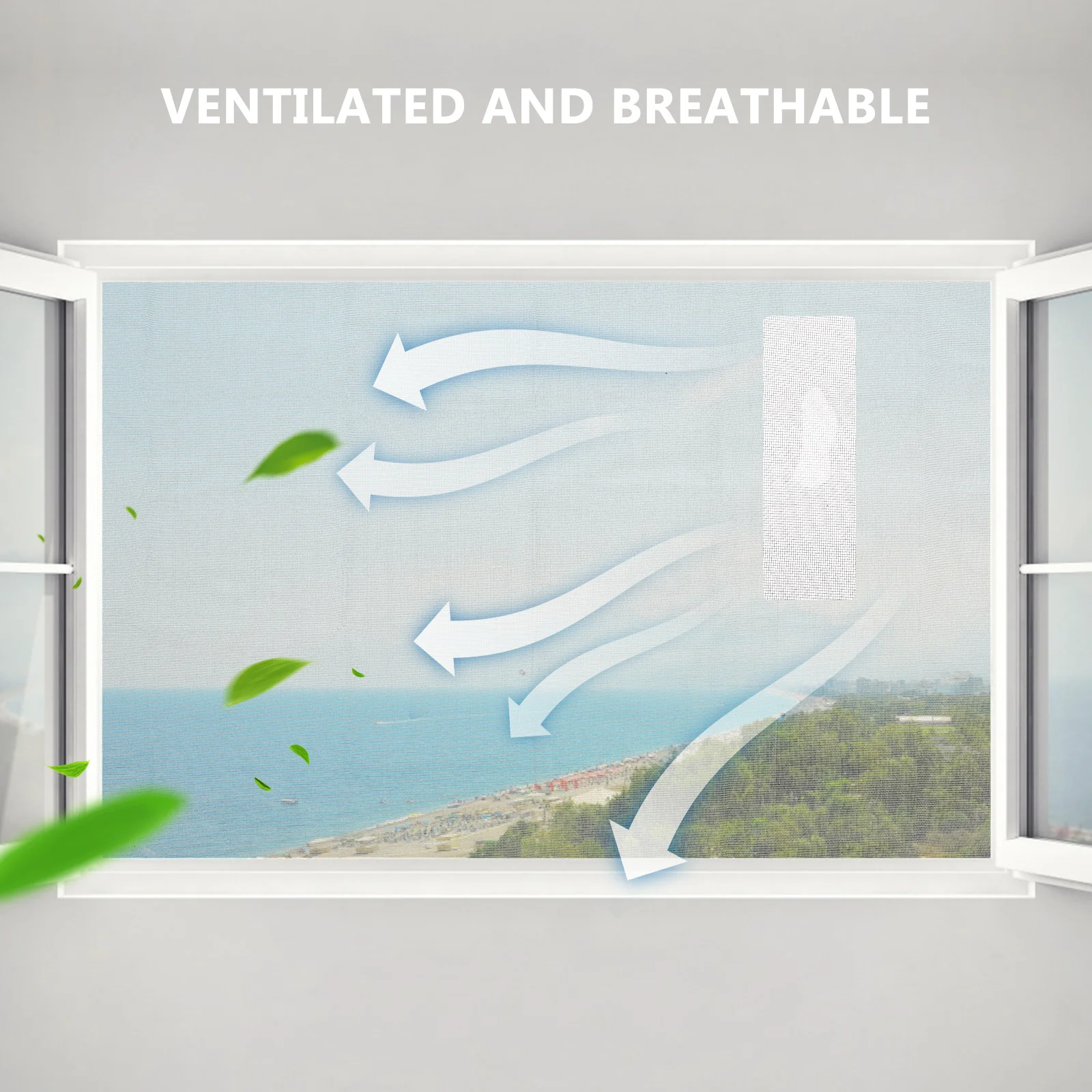 

2 pcs 1 Bag Self-Adhesive Window Screen Repair Patches Premium Fly Screen Nets For Home Office Door Window Mesh Protection