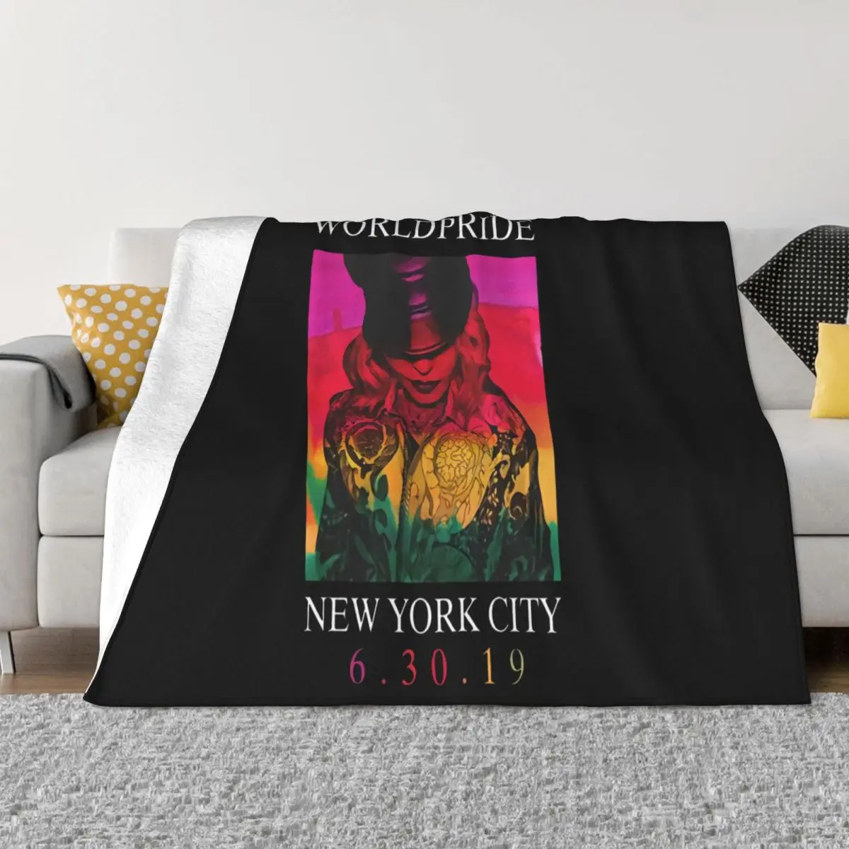 Madame X World Pride Limited Edition New York Madonna S M L 233Xl P690 Basic Throw Blanket