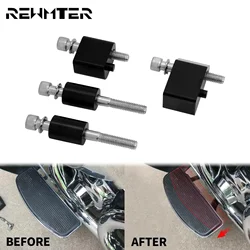 Motorcycle 1-1/4'' Driver Floorboard Extension Spacer Kit Foot Pedal  Kickstand Extension For Harley Touring Electra Glide 09-21