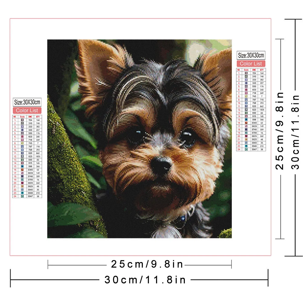 AZQSD Diamond Mosaic Dog Animal Living Room Decor For Home Handmade Unique Gift Diamond Painting Kit Decor For Home
