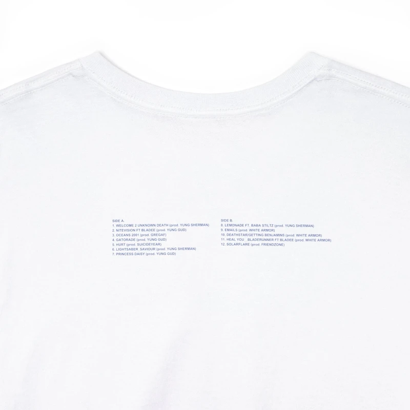 Yung Lean Unknown Death 2002 Album Tour Merch Tee T-Shirt – Alle Farben und Größen, Vintage-T-Shirt, grafische T-Shirts – Detail 8