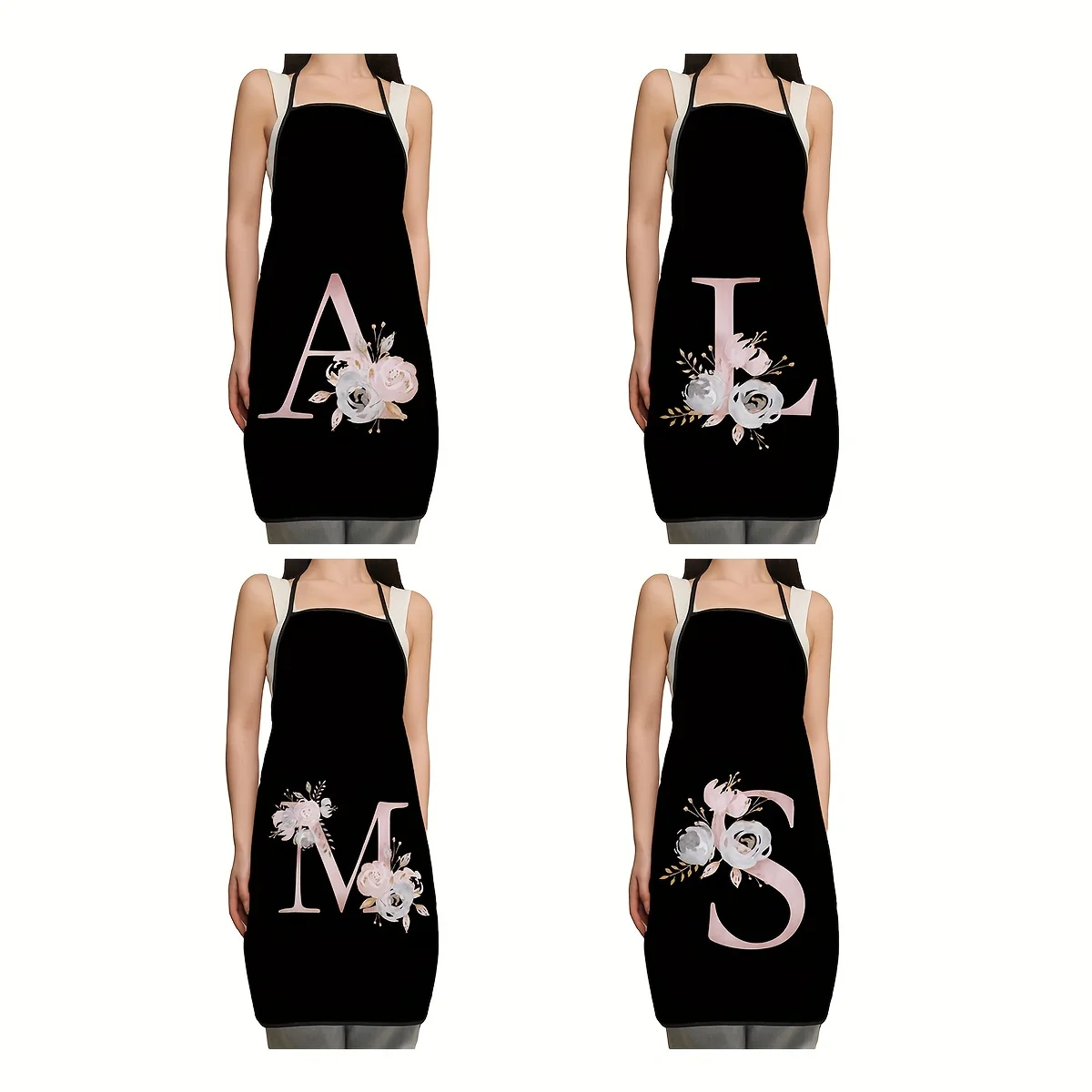 

1 шт. фартук в простом стиле — с буквенным принтом, легкая очистка, кухонные принадлежности для приготовления пищи, выпечки и гриля