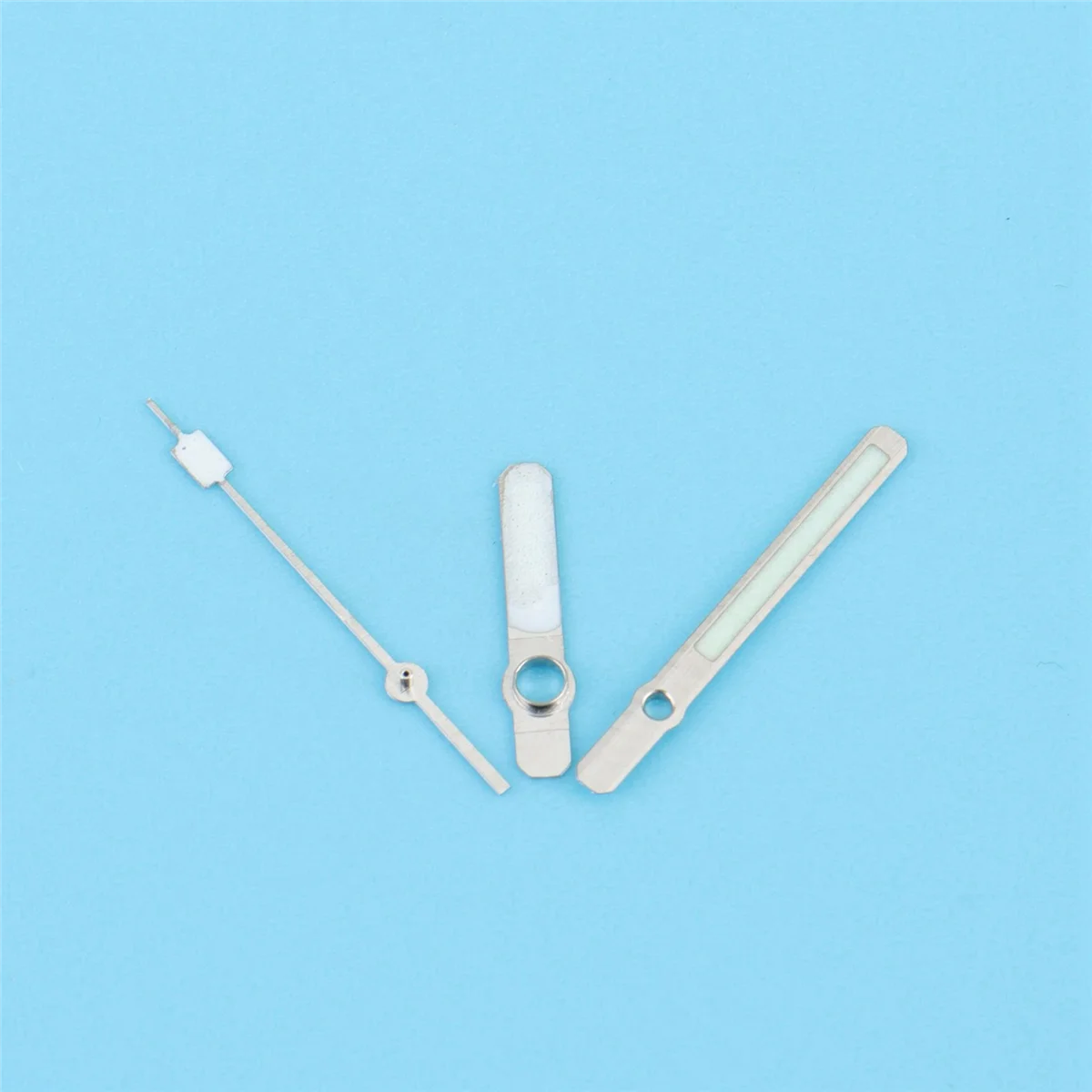 5x 62mas solide Uhrzeiger passen nh35 nh36 eta2824 2836 st2130 Uhrwerk japan c3 super grün drei dimensional