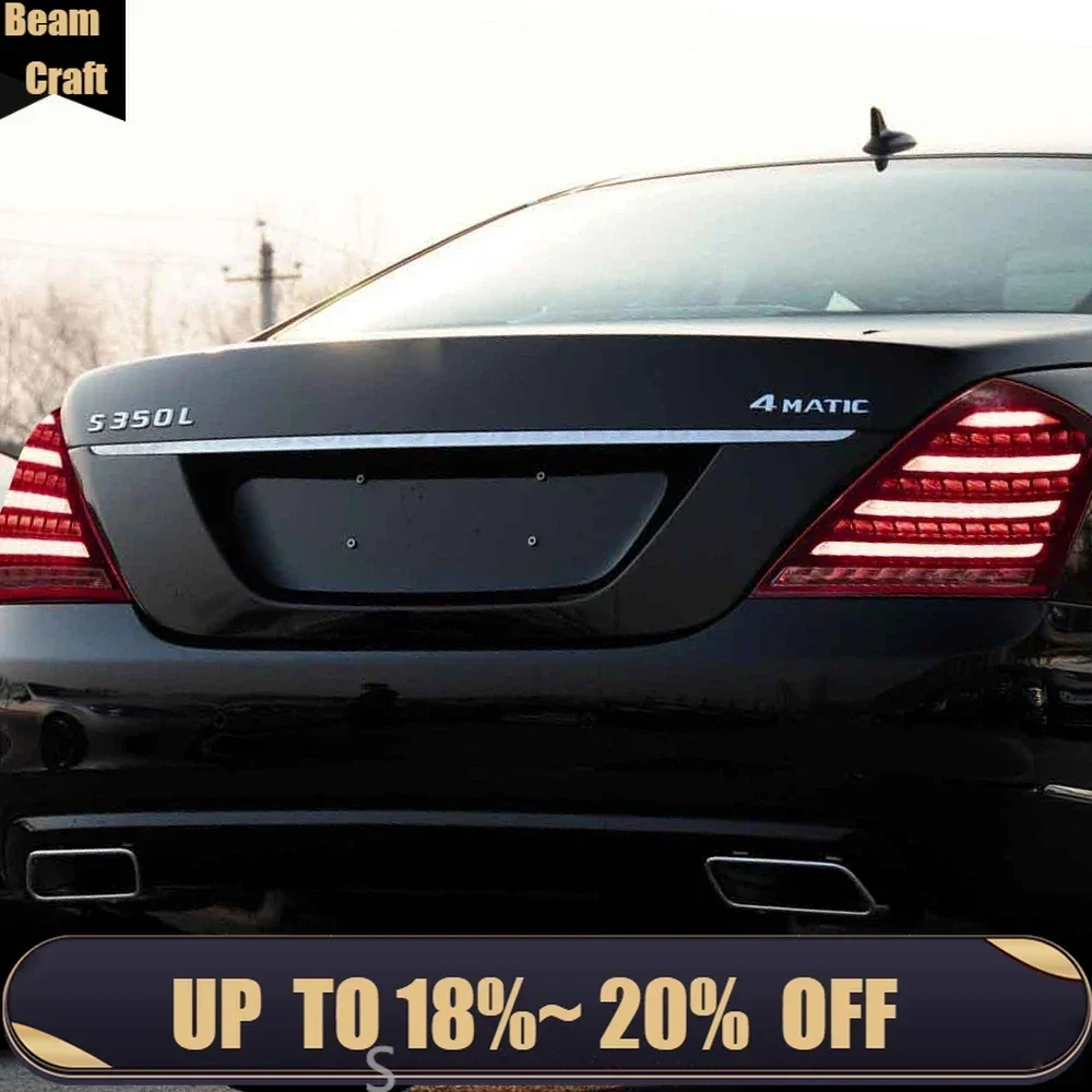 

Модифицированный автомобильный задний фонарь в сборе для Benz S-Class W221 2006-2013, обновленные автоматические задние фонари, высококачественные светодиодные стоп-сигналы, аксессуары
