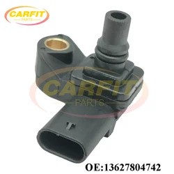 New OEM 13627804742 13628570118 13628637896 Manifold Absolute Pressure MAP Sensor For BMW F30 F10 F01 F15 328d 535d X5 Car Parts