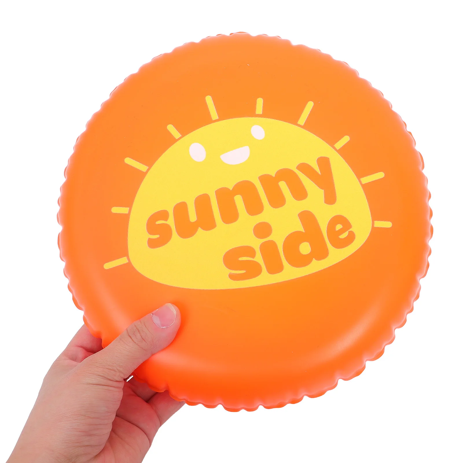 

4Pcs Soft Inflatable Flying Disc PVC Weather Resistant Outdoor Sport Game for Family Picnic Beach Park Yard Lightweight Compact