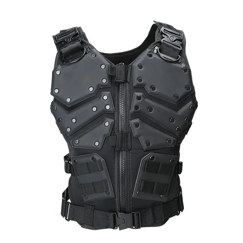 Field Training EVA Protection Vest Army Fans Outdoor CS Combat Shooting Tactical Gear Military Waistcoat With Pouch