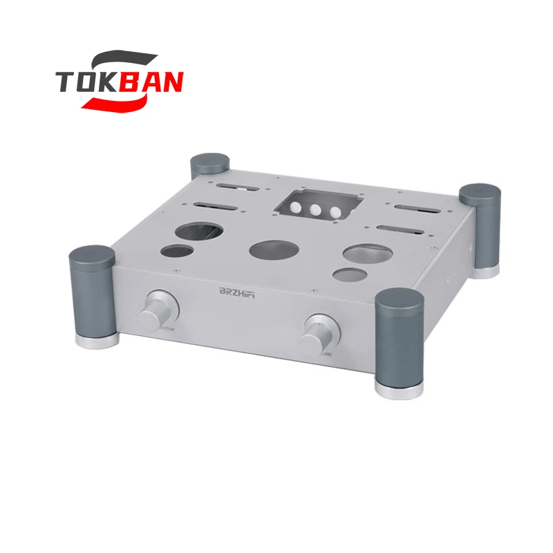 TOKBAN A20 EL34 Single Ended Class A Tube Amplifier  DIY Ready All Aluminum Chassis Enclosure For Home Theater