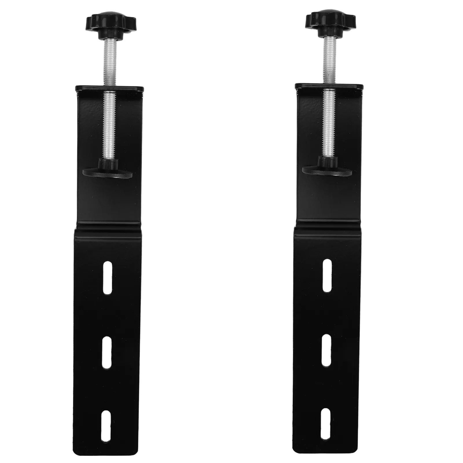 Heavy Duty Desk Pegboard Clamp Set (2 pcs) – Adjustable 1–7 cm Thickness, Metal Table Mount Bracket