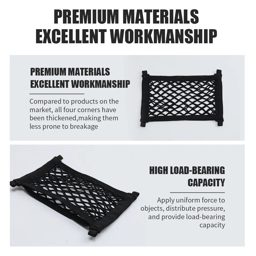 Motorcycle Suitcase Cargo Elastic Net Fit For R1300GS ADV 2025-2026 Three Boxes Storage Box Mesh Organizer