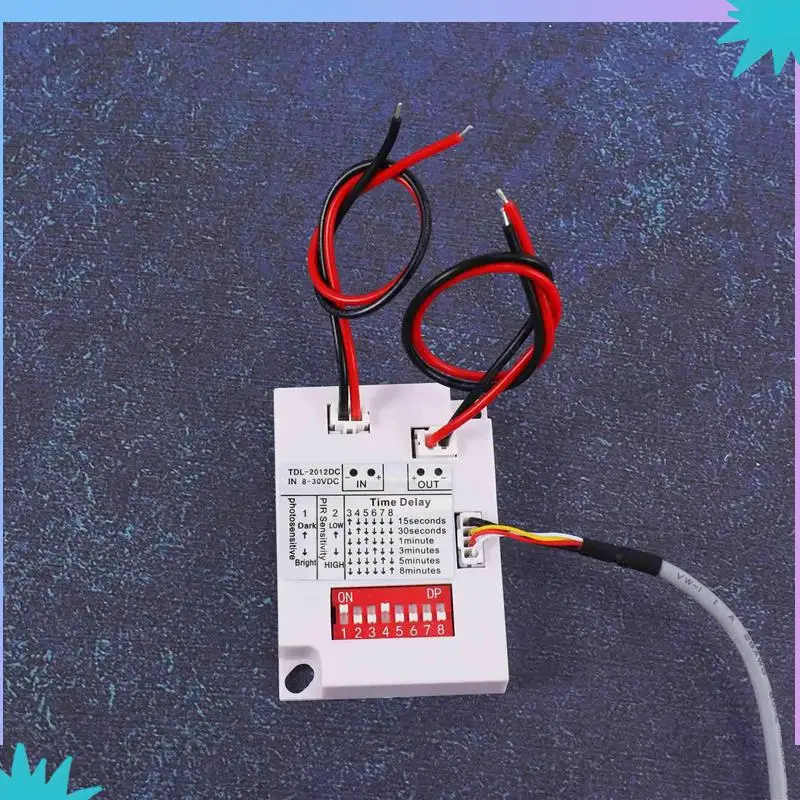 ABZW 3X 12V 24V PIR Motion Sensor สวิทช์ IR อินฟราเรดมนุษย์เหนี่ยวนํารีเลย์หน่วงเวลาสวิทช์ทางเดิน LED Light Timer Switch