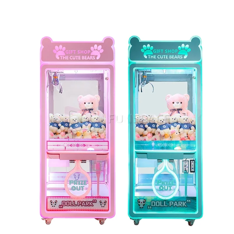 Wholesale customized amusement park coin operated game machines, toy vending machines, arcade claw cranes, claw machines