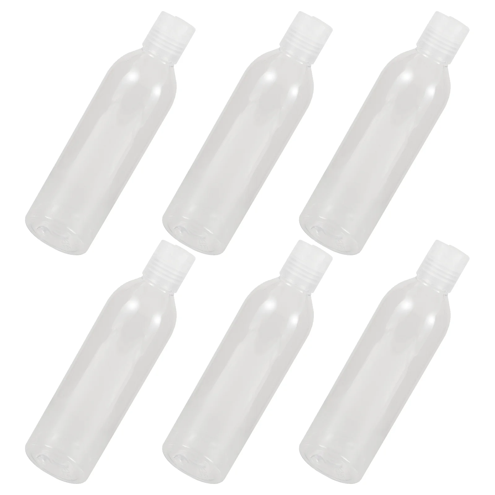 

6 Pcs Portable Travel Bottles Hair Shampoo Lotion Face Containers Dispenser