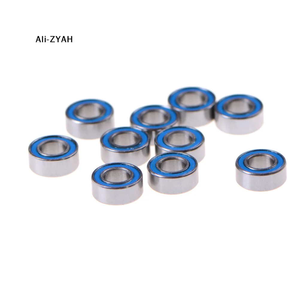 (YY)10Pcs 2025 New Universal MR105-2RS Rubber Sealed Ball Bearings Miniature Bearings 5 x 10 x 4mm