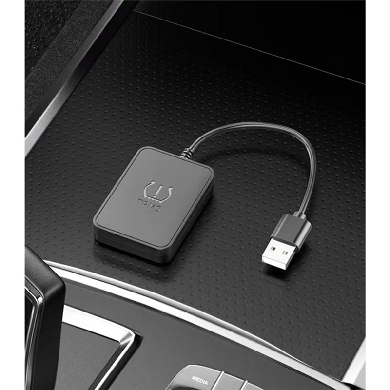 Super Sale Car Tire Pressure Monitor System USB Android TPMS for Navigation Player Temperature Warning Sensors Car Accessories