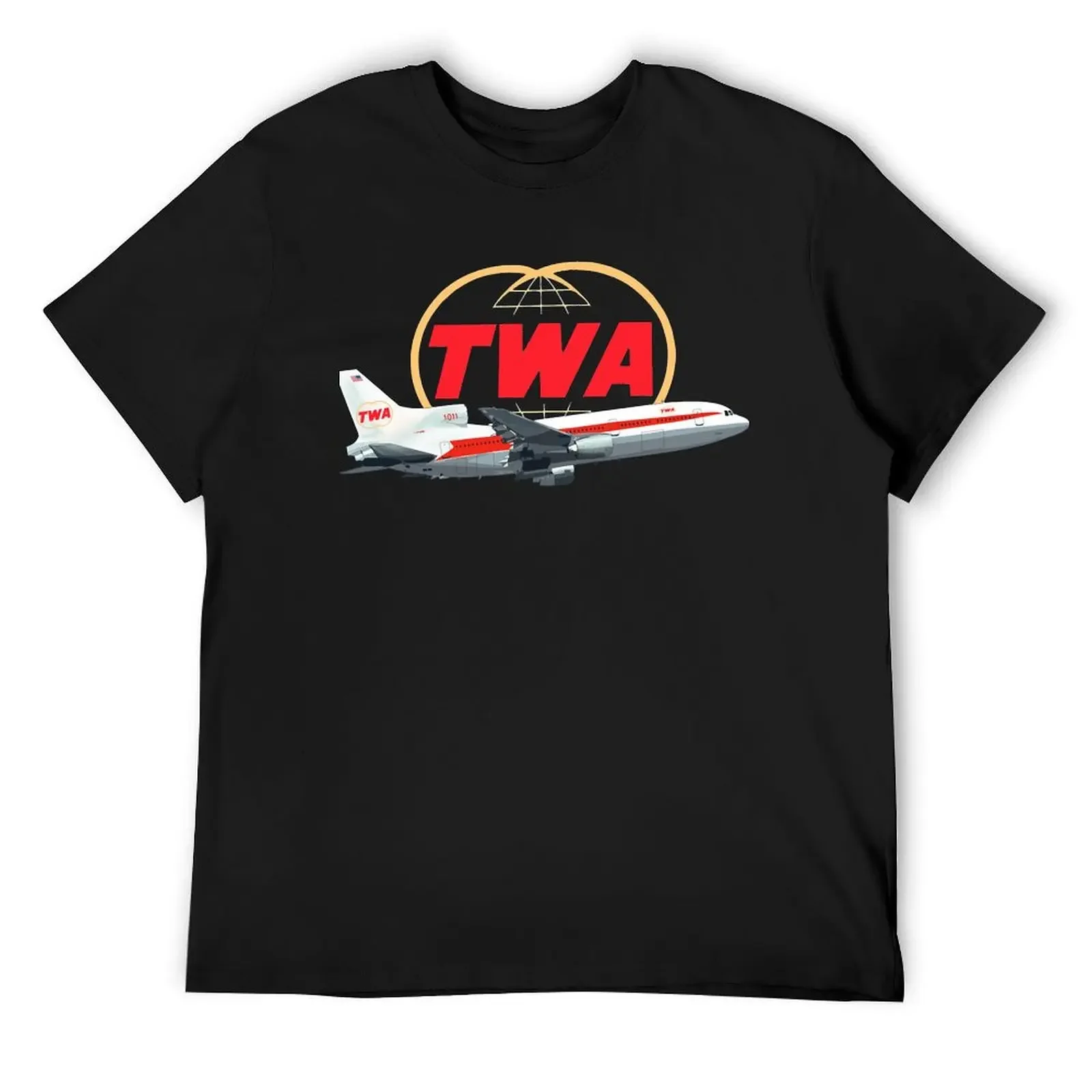 

TWA TristarLockheedClassic T-Shirt boys whites clothes fruit of the loom mens t shirts