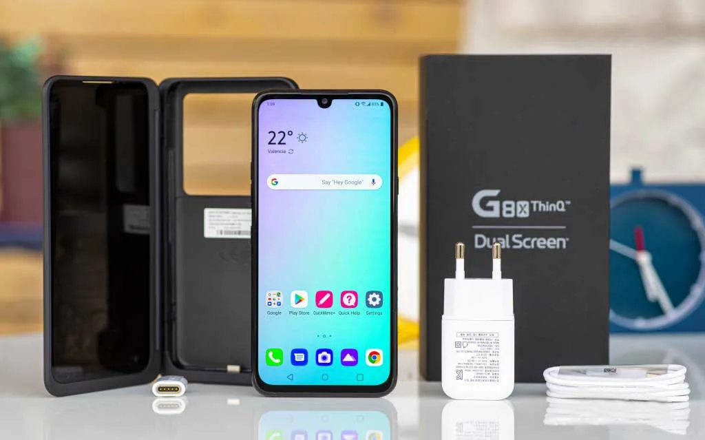 Imagem -06 - Thinq Smartphone Android Celular Desbloqueado 6.4 Octa Core 6gb de Ram 128gb Rom Lte Móvel 32mp Câmera Traseira 1sim Original Lg-g8x