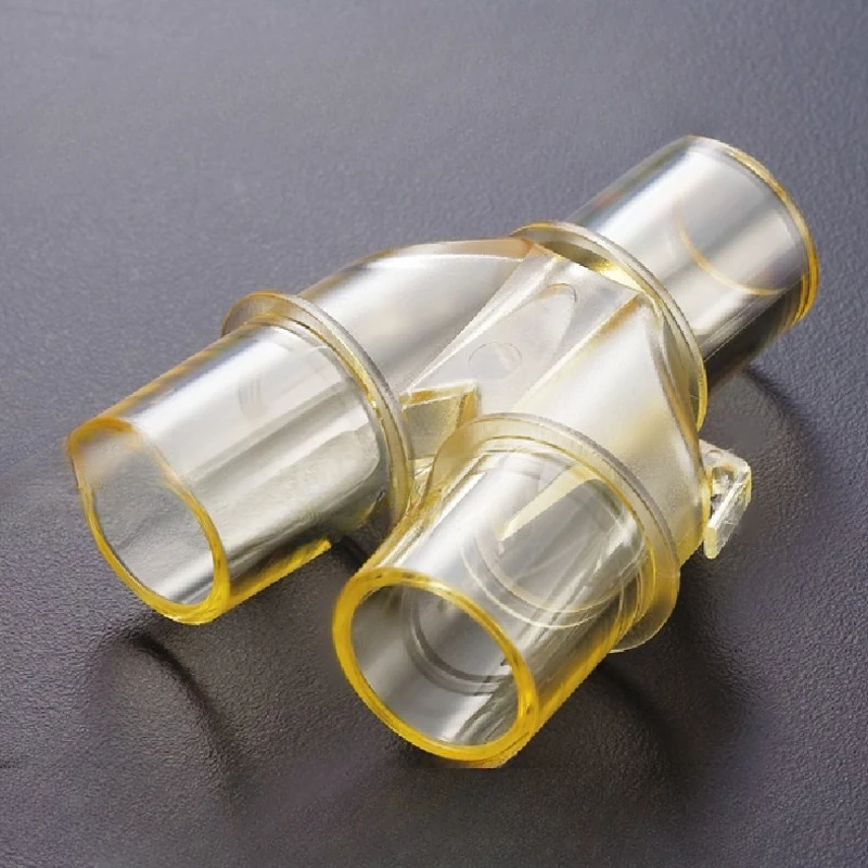 

Y-shaped three-way connector (adult 22mm) for silicone threaded pipeline of repetitive respirator anesthesia machine circuit