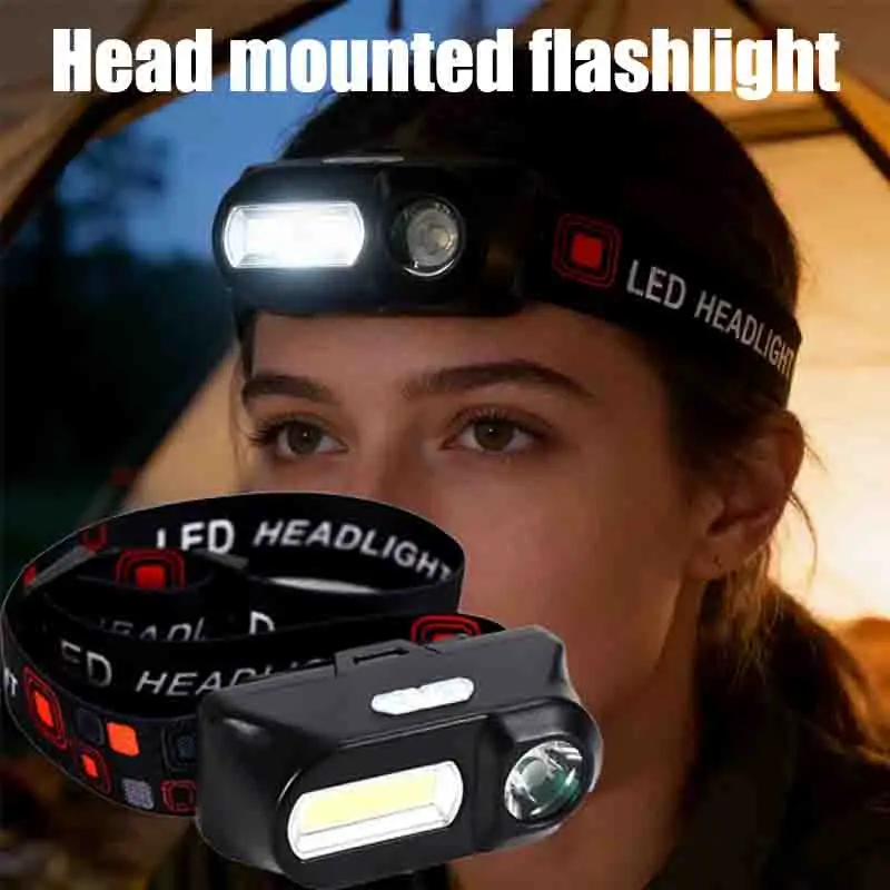 

Multi-Functional Headlight Outdoor Fishing LED Headlamp Camping Light Portable Mini Head Lamp Fishing Headlight Flashlight Torch