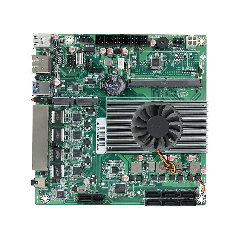 N100 Hei Synhui ITX main board industrial computer soft routing NAS storage server 12th generation U double M.2 six disk