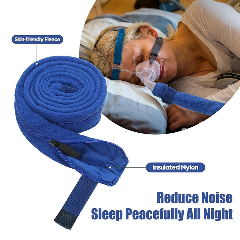 ABKP-6.3 قدم غطاء خرطوم CPAP لـ Resmed Climatelineair Airsense 10 & 11، غطاء أنبوب CPAP، أغطية قماش معزولة