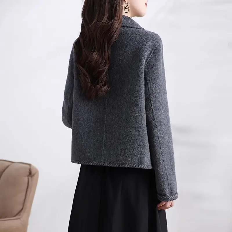 

Xiaoxiangfeng Woolen Coat Woman 2026 Spring Autumn New High-quality Jacket Female Temperament Overwear Short Suit Overcoat Top