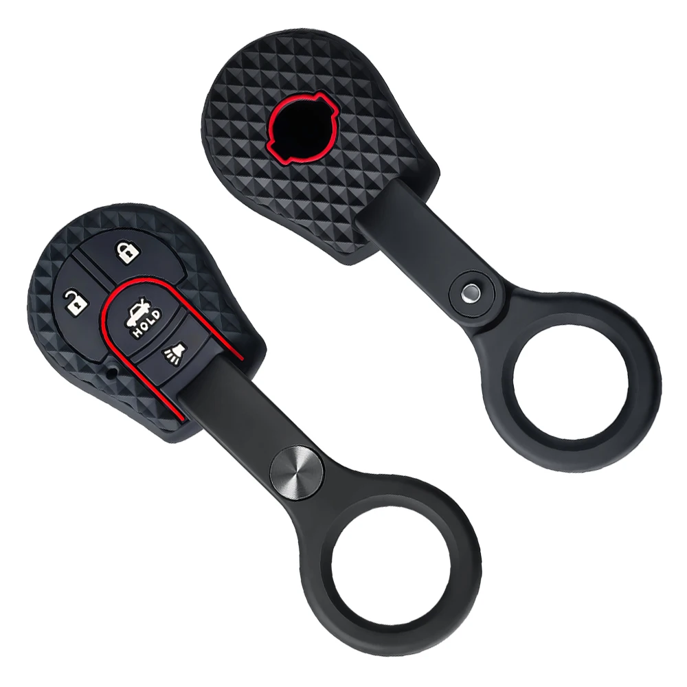 Keychain Shell Fob Holder Car Key Case Cover For Nissan Versa March Tiida Altima Armada Cube Juke Maxima Pathfinder Rogue Sentra