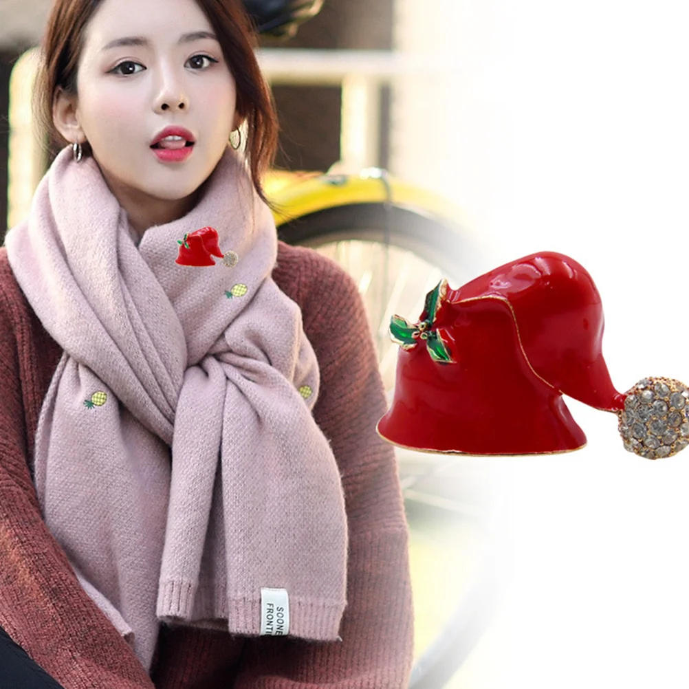 

5Pcs Brooch Holiday Christmas Decoration Chic Design Long-Lasting Women's Fashion Accessory Perfect for Party Outfit Breast Pin