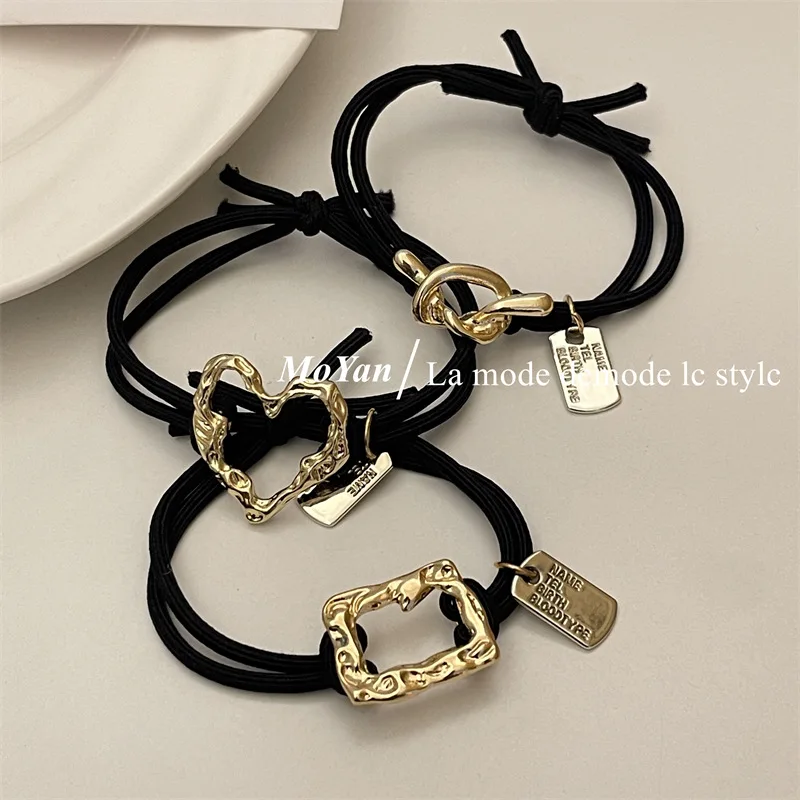 Simple Little Fragrant Wind Tie Hair for Women Korean Version Scrunchie Individual Leather Band Tie Hair Accessories