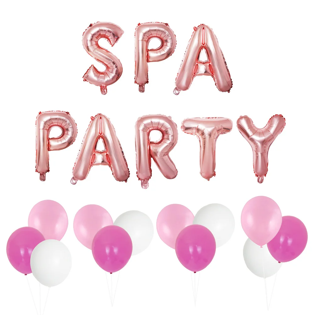 

20 pcs Party Decoration Balloon Set Latex Balloon For Spa Theme Party Supplies Outdoor Indoor Decor Assorted Color