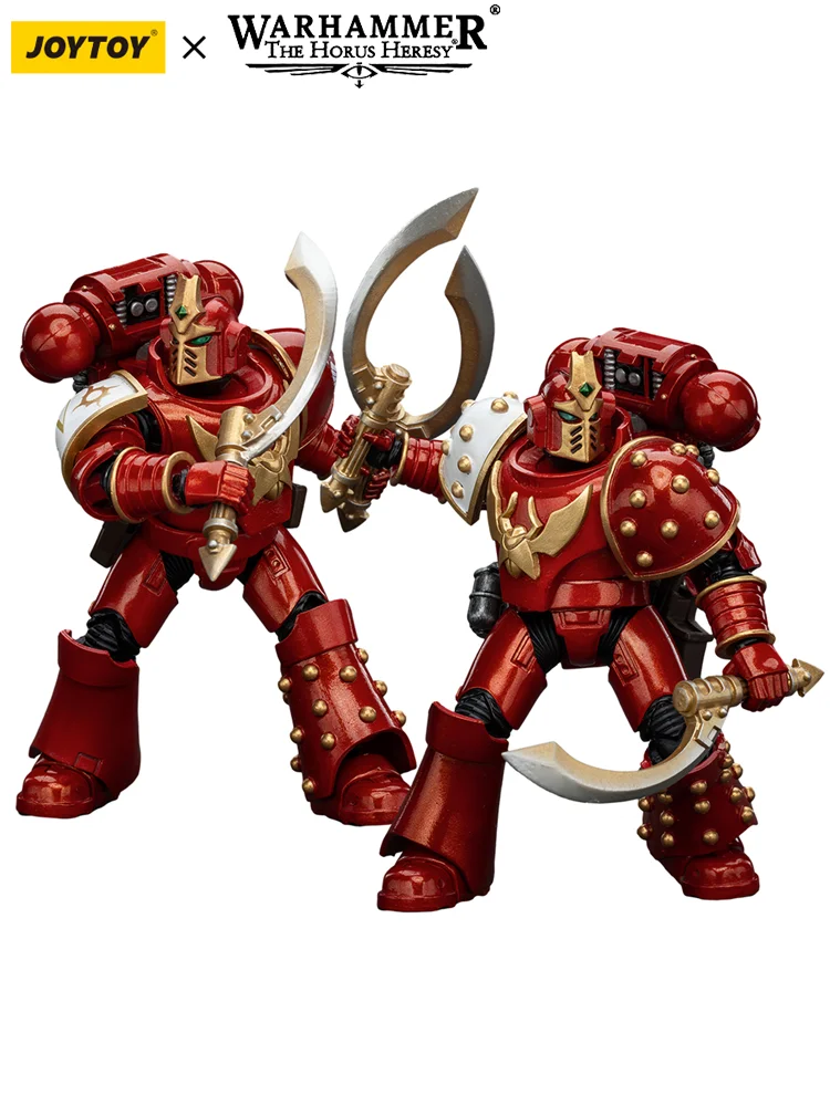 [متوفر] JOYTOY Warhammer 30K 1/18 عمل الشكل ألف أبناء Khenetai غامض كابال Khenetai Blademaster جمع لعبة مجسمة