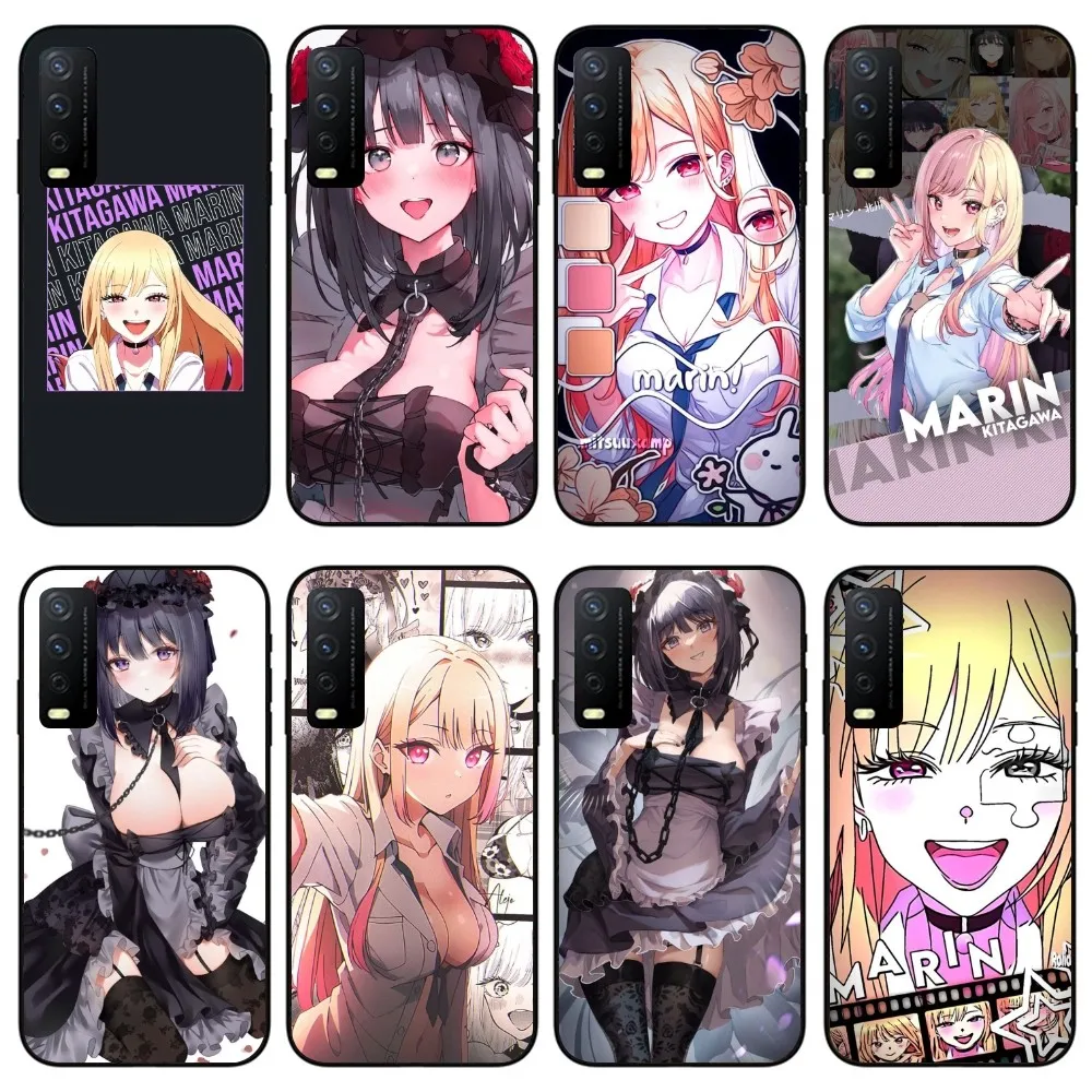 Anime Marin Kitagawa Mobile Phone Case for VIVO Y95 Y93 Y31 Y20 V19 V17 V15 Pro X60 NEX Black Soft Phone Cover Funda