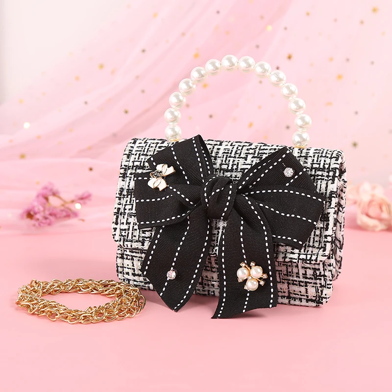 New Girl Messenger zaino bambini Flower Princess Bow Bag Cute Shoulder Packet borsa portamonete borsa regalo per bambini