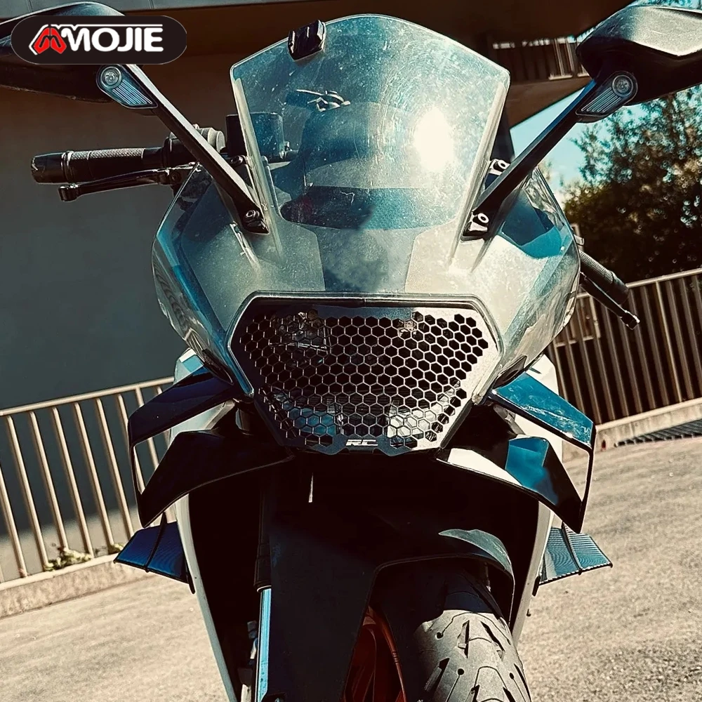 

Headlight Protector For RC390 RC200 RC125 RC 390 RC 200 RC 125 2014-2010 Motorcycle Head Light Guard Grille Cover Protection