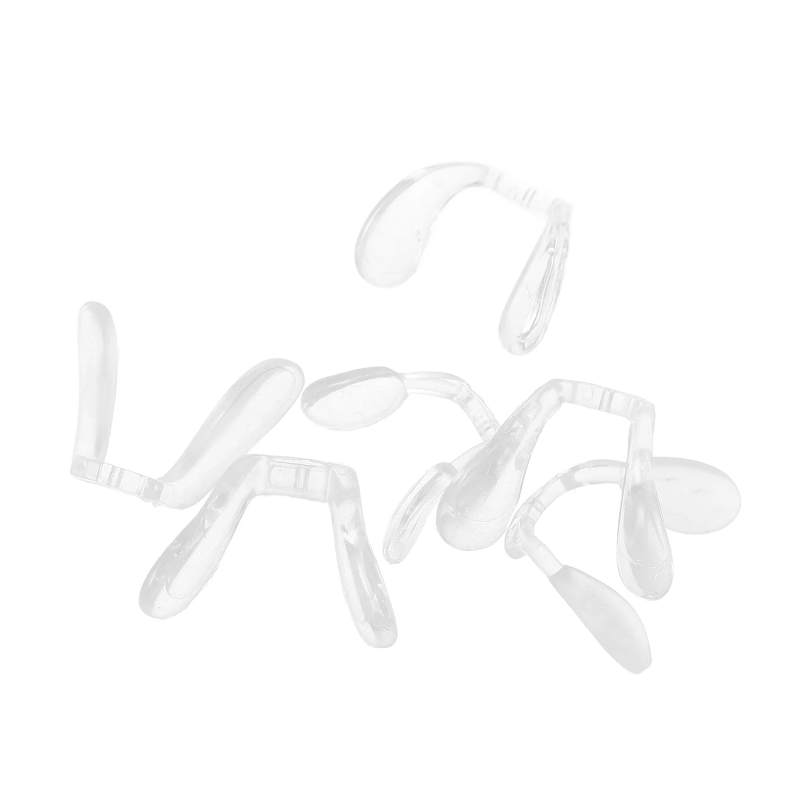 

6Pcs Glasses Nose Pads Replacement Soft Silicone Eyeglass Nose Support for Optical Frames Non-Slip Height Adjustment