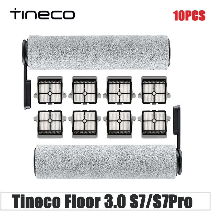 For Tineco Floor ONE S7 Pro\S6 Parts Vacuum Cleaner Replacement Brush Rollers and HEPA Filters