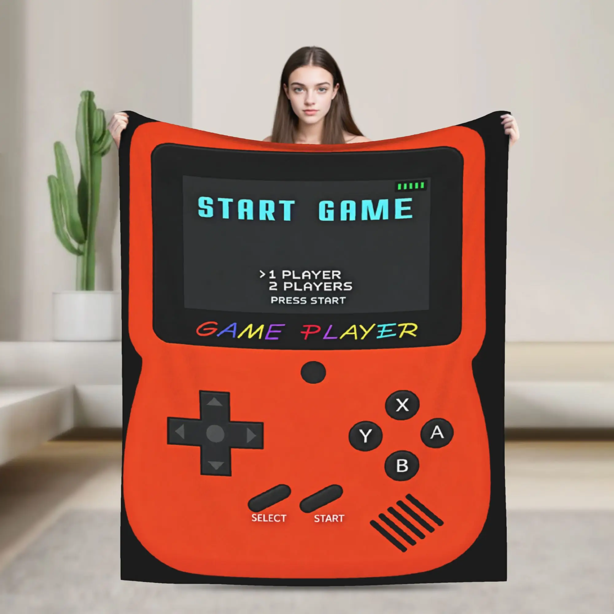 Games Console Blankets Quality Super Warm  Throw Blanket Winter Girls Boys Living Room Fluffy Bedspread