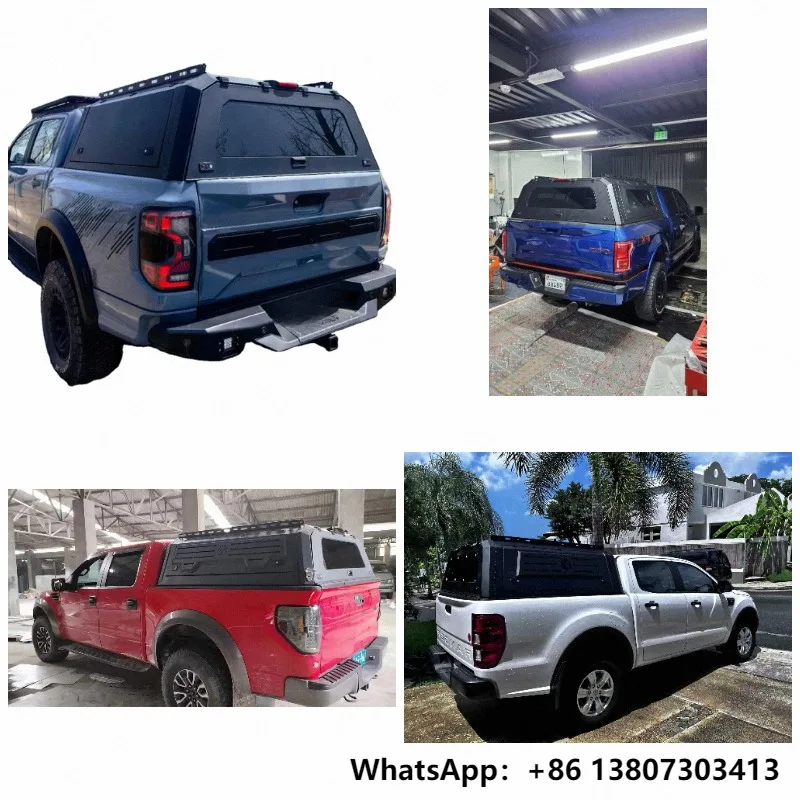 4x4 Pickup Aluminum Canopy Foldable Truck Hard Top Canopy for Ford F-150 Raptor Car Truck Topper Bed Canopy