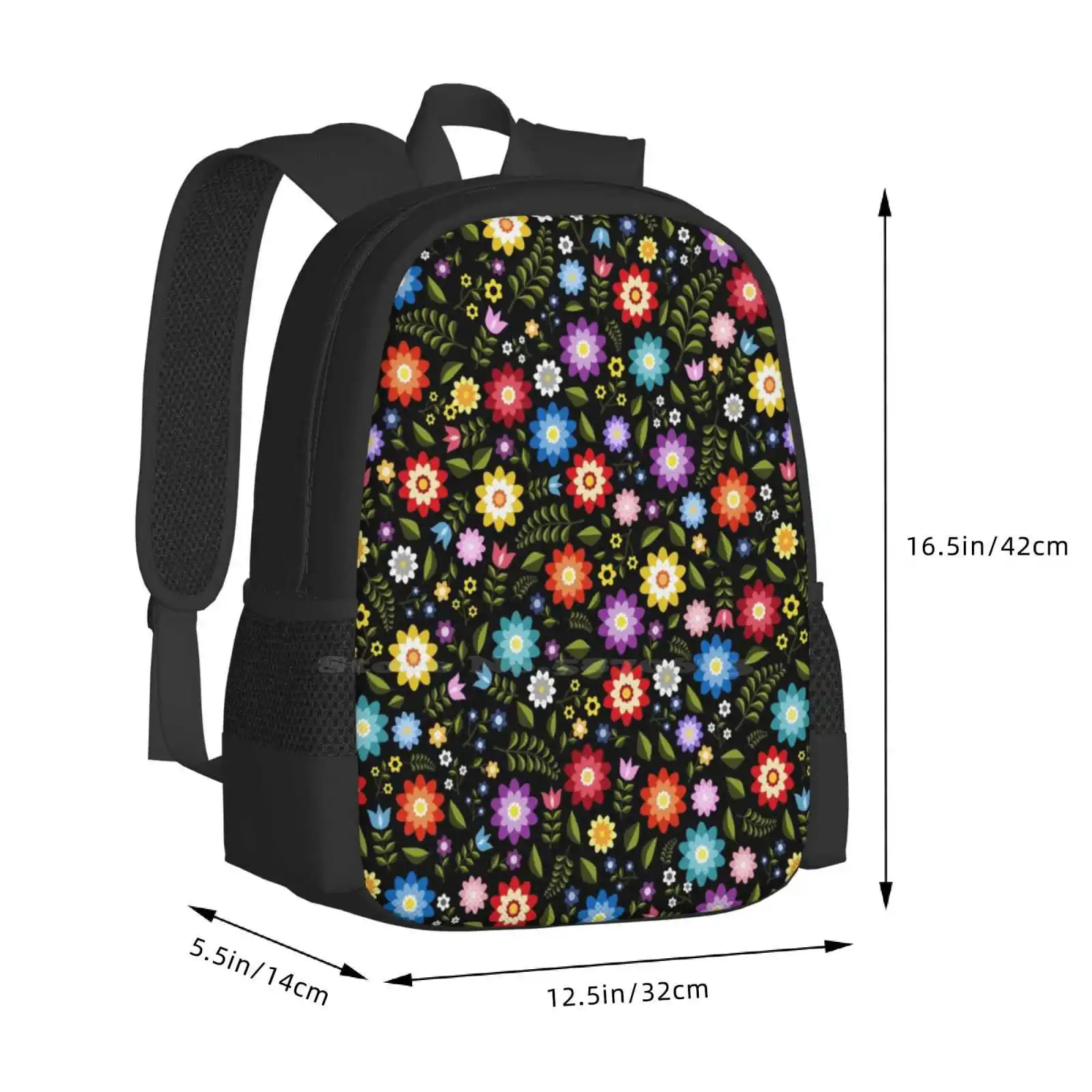 Mochila con estampado folclórico de Europa del Este, bolso decorativo de flores, gran oferta, a la moda, 2020