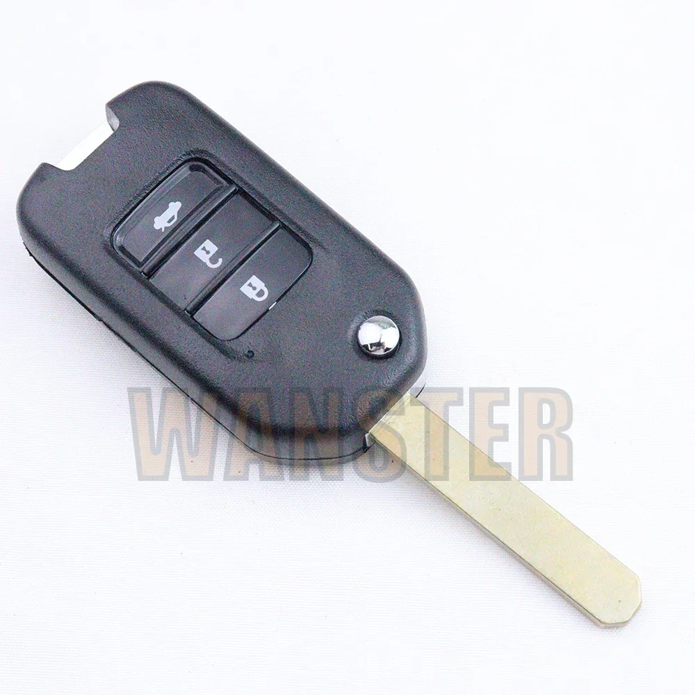 2/3 Bottons Car Key Fob Case Shell Housing for Honda Civic CR-V HR-V Accord Jade Crider Odyssey XRV CRV City Jazz Marina Wisdom