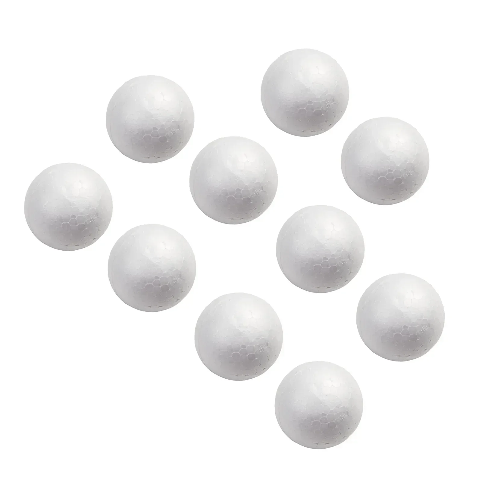 Party Decoration Foam Balls, Pack of 10 White Polystyrene Balls, Transform Any Event into a Magical Celebration