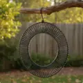 Blk Flower Wreath