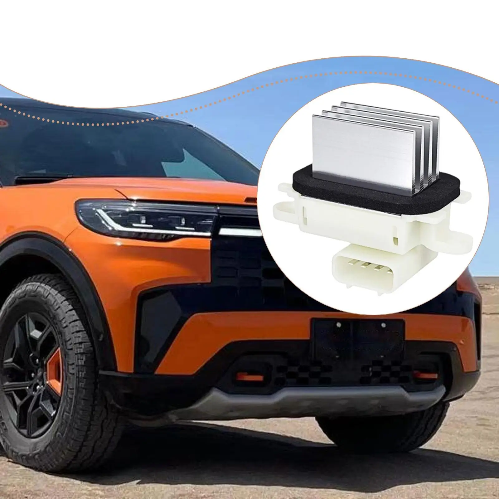 

Blower Motor Resistor Efficient Wind Speed Regulation Professional Replacement High Performance Yh1829 for Ford F-150 09-17